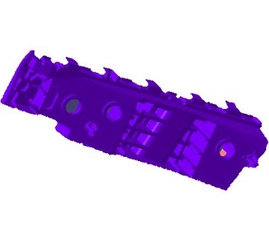 پایه نگهدارنده (کشویی/براکت) سپر جلو راست مناسب برای خودرو ام وی ام X22 معمولی کدفنی:J69-2803522